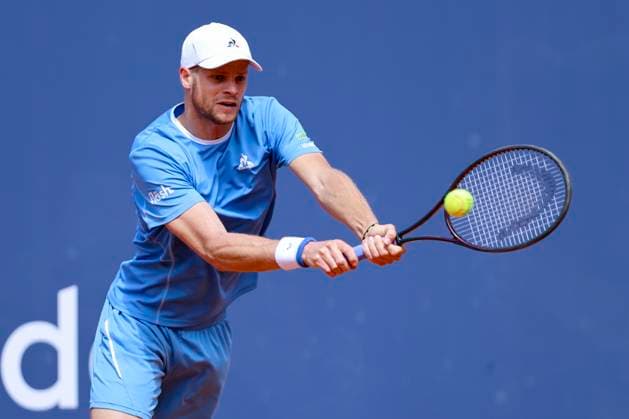 Yannick Hanfmann (Germany) kontrolliert den Ball, ATP, Tennis Herren 250 Tournament, Generali Open Kitzbuhel, Tennisstadion am Kapserfeld am 22. July 2025 in Kitzbuehel, Österreich. (Foto von Marco Steinbrenner DeFodi Images) Yannick Hanfmann (Germany) controls the ball, ATP 250 Tournament, Generali Open Kitzbuhel, Tennis stadium at Kapserfeld, July 22, 2025 in Kitzbuehel, Austria. (Photo by Marco Steinbrenner DeFodi Images)