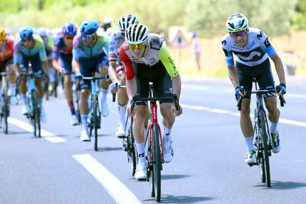 Tour de France 2025 Stage 16 MONT-VENTOUX, FRANCE - JULY 22 : Barre Louis (FRA) of Intermarche - Wanty during stage 16 of the 112th edition of Tour de France an UCI World Tour 2.UWT cycling road race stage for Men Elite of 172 km with start in Montpellier and finish in Mont-Ventoux on July 22, 2025 in Mont-Ventoux, France, 22 07 2025 ( Motordriver Kenny Verfaillie - Mont-Ventoux France  Copyright: xVincentxKalutx