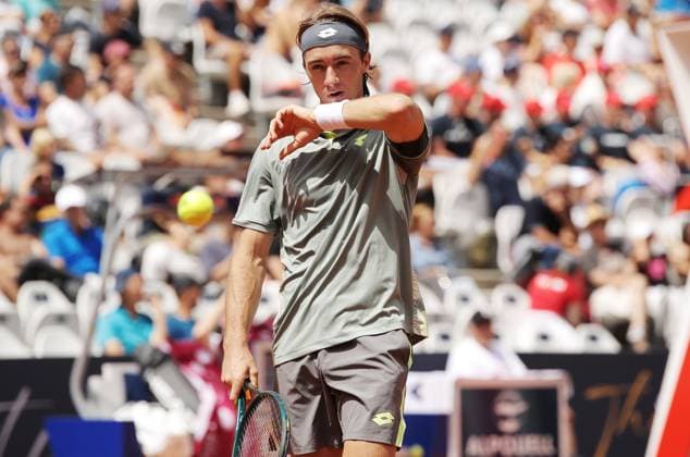 TENNIS - ATP, Tennis Herren Generali Open 2025 KITZBUEHEL,AUSTRIA,22.JUL.25 - TENNIS - ATP World Tour, Generali Open. Image shows Lukas Neumayer (AUT).  GEPAxpictures xMatthiasxHauer