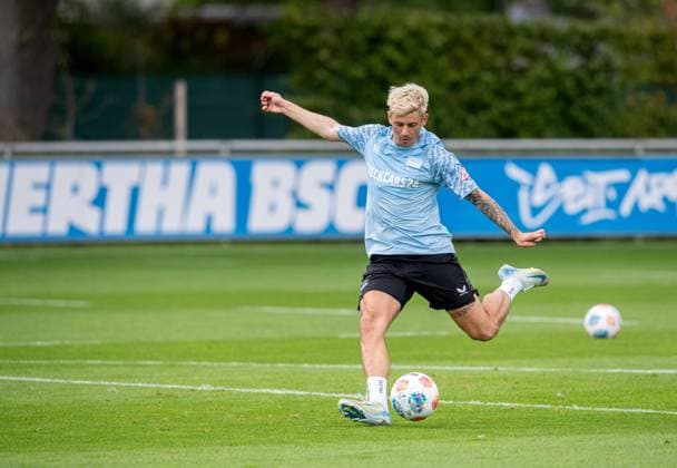 Fussball, Herren, Saison 2025 26, 2. Bundesliga, Hertha BSC, Training, Dawid Kownacki (Hertha BSC), 22.07. 2025,
