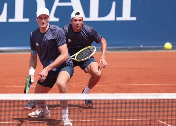 Jakob Schnaitter (umgedrehte Kappe), Mark Wallner, Herren Doppel, Men s Doubles Tennis - Generali Open Kitzbuehel 2025 - ATP, Tennis Herren 250 - Kitzbuehler Tennis Club - Kitzbuehel - Tirol - Oesterreich - 22 July 2025. Jakob Schnaitter (umgedrehte Kappe), Mark Wallner Tennis - Generali Open Kitzbuehel 2025 - ATP 250 - Kitzbuehler Tennis Club - Kitzbuehel - Tirol - Oesterreich - 22 July 2025. Copyright: xJuergenxHasenkopfx