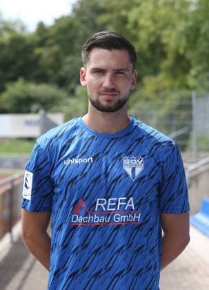 Christian Schmidt (SGV Freiberg) . SGV Freiberg Porträttermin 2025 2026 . Freiberg, GER, 20.07.2025 ,Fussball Reginalliga Südwest 2025 2026 .