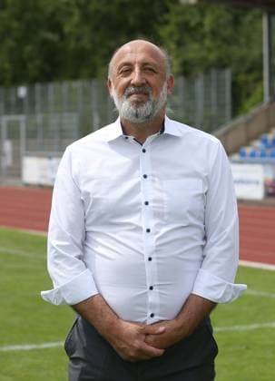Präsident Ermin Cerkez (SGV Freiberg) . SGV Freiberg Porträttermin 2025 2026 . Freiberg, GER, 20.07.2025 ,Fussball Reginalliga Südwest 2025 2026 .