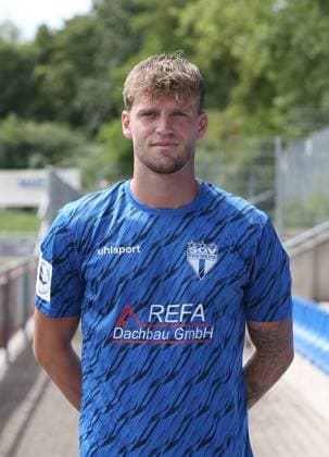Tim Schmidt (SGV Freiberg) . SGV Freiberg Porträttermin 2025 2026 . Freiberg, GER, 20.07.2025 ,Fussball Reginalliga Südwest 2025 2026 .