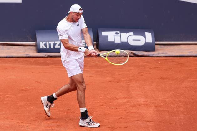 Jan-Lennard Struff (GER), Herren Einzel, Men s Singles Tennis - Generali Open Kitzbuehel 2025 - ATP, Tennis Herren 250 - Kitzbuehler Tennis Club - Kitzbuehel - Tirol - Oesterreich - 22 July 2025. Copyright: xJuergenxHasenkopfx