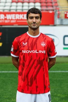 Mahir Emreli (1.FC Kaiserslautern), 1. FC Kaiserslautern, Spielerportraits, Fussball, 2. Bundesliga, Saison 2025 2026, 22.07.2025 1. FC Kaiserslautern, Spielerportraits, Fussball, 2. Bundesliga, Saison 2025 2026, 22.07.2025 Kaiserslautern