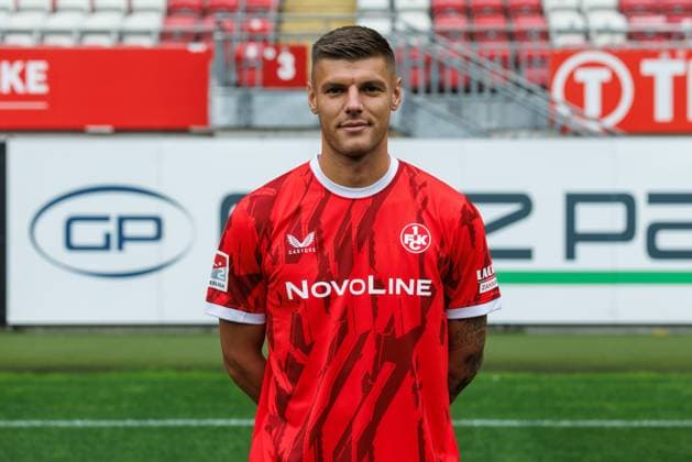 Erik Wekesser (1.FC Kaiserslautern), 1. FC Kaiserslautern, Spielerportraits, Fussball, 2. Bundesliga, Saison 2025 2026, 22.07.2025 1. FC Kaiserslautern, Spielerportraits, Fussball, 2. Bundesliga, Saison 2025 2026, 22.07.2025 Kaiserslautern