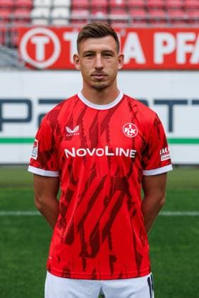 Daniel Hanslik (1.FC Kaiserslautern), 1. FC Kaiserslautern, Spielerportraits, Fussball, 2. Bundesliga, Saison 2025 2026, 22.07.2025 1. FC Kaiserslautern, Spielerportraits, Fussball, 2. Bundesliga, Saison 2025 2026, 22.07.2025 Kaiserslautern