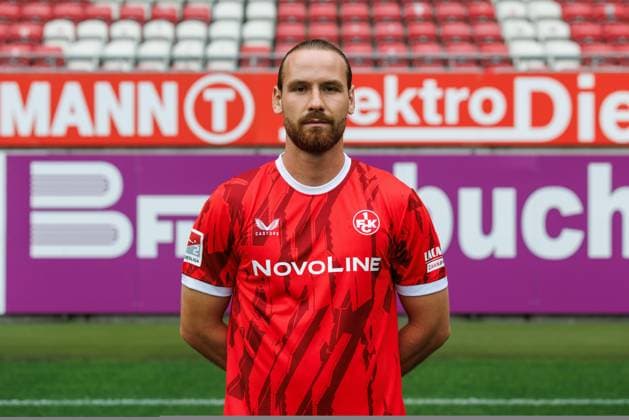Jannis Heuer (1.FC Kaiserslautern), 1. FC Kaiserslautern, Spielerportraits, Fussball, 2. Bundesliga, Saison 2025 2026, 22.07.2025 1. FC Kaiserslautern, Spielerportraits, Fussball, 2. Bundesliga, Saison 2025 2026, 22.07.2025 Kaiserslautern