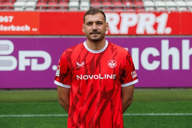 Luca Sirch (1.FC Kaiserslautern), 1. FC Kaiserslautern, Spielerportraits, Fussball, 2. Bundesliga, Saison 2025 2026, 22.07.2025 1. FC Kaiserslautern, Spielerportraits, Fussball, 2. Bundesliga, Saison 2025 2026, 22.07.2025 Kaiserslautern