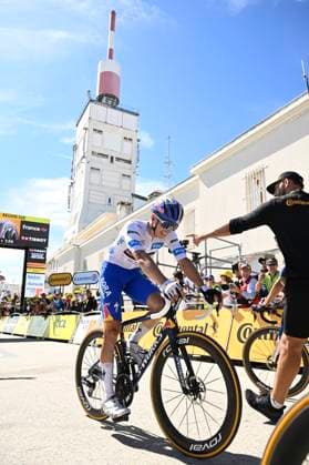 Tour de France 2025 Stage 16 MONT-VENTOUX, FRANCE - JULY 22 : Lipowitz Florian (GER) of Red Bull - BORA - Hansgrohe during stage 16 of the 112th edition of Tour de France an UCI World Tour 2.UWT cycling road race stage for Men Elite of 172 km with start in Montpellier and finish in Mont-Ventoux on July 22, 2025 in Mont-Ventoux, France, 22 07 2025 ( Motordriver Kenny Verfaillie - Mont-Ventoux France  Copyright: xJanxDexMeuleneirx