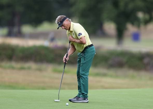 . - ISPS HANDA Senior Open 2025, Pro Am, Sunningdale Golf Club, Sunningdale, England. - 22nd July 2025. (C) Daniel Weir Crystal Pix Bernhard Langer of Germany. - ISPS HANDA Senior Open 2025, Pro Am, Sunningdale Golf Club, Sunningdale, England. - 22nd July 2025. (C) Daniel Weir Crystal Pix Sunningdale Sunningdale Golf Course United Kingdom Copyright: xDanielxWeirx CP_Senior_Open_2025_Pro_Am_12