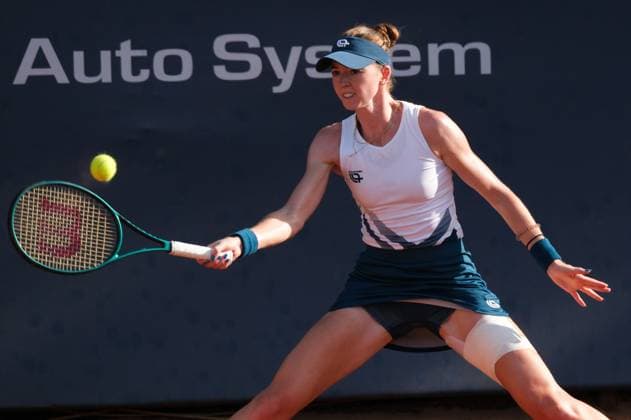 Simona Waltert in action against Miriam Bulgaru during the 36th Palermo Ladies Open at Country Time Club during 36Â° Palermo Ladies Open, International Tennis match in Palermo, Italy, July 22 2025  Copyright: xFedericoxSerra IPAxSportx xipa-agency.netx xx IPA_60753549 IPA_Agency_IPA60753549