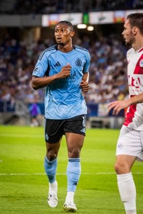 SLOVAN BRATISLAVA - ZRINJSKI MOSTAR Rahim Ibrahim of Slovan during second qualifying round of UEFA Champions League football match between SK Slovan Bratislava and HSK Zrinjski Mostar. Bratislava, Slovakia, July 22, 2025. Copyright: xx _BRR5132