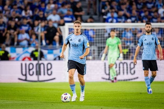 SLOVAN BRATISLAVA - ZRINJSKI MOSTAR Peter Pokorny of Slovan during second qualifying round of UEFA Champions League football match between SK Slovan Bratislava and HSK Zrinjski Mostar. Bratislava, Slovakia, July 22, 2025. Copyright: xx 080A6075