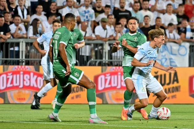 Rijeka, Croatia, July 22th 2025: Toni Fruk of Rijeka during the UEFA Champions League, Second qualifying round, 1st leg, match between Rijeka (Croatia) and Ludogorets (Bulgaria) at Stadium Rujevica, Rijeka, Croatia. (Igor Kupljenik SPP) Copyright: xIgorxKupljenikx xSPPx SPP_1027572