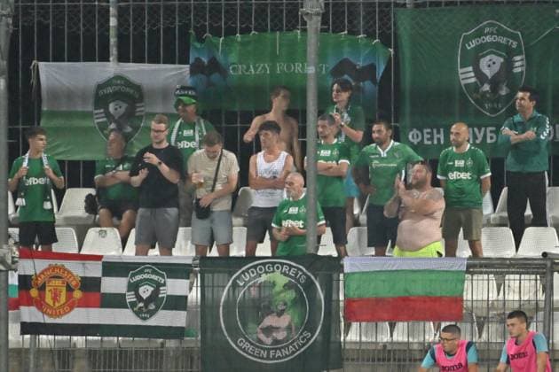 Rijeka, Croatia, July 22th 2025: Ludogorets fans during the UEFA Champions League, Second qualifying round, 1st leg, match between Rijeka (Croatia) and Ludogorets (Bulgaria) at Stadium Rujevica, Rijeka, Croatia. (Igor Kupljenik SPP) Copyright: xIgorxKupljenikx xSPPx SPP_1027573