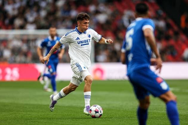 FC Copenhagen v FC Drita, UEFA Champions League qualification football, Copenhagen, Denmark Copenhagen, Denmark. 22nd, July 2025. Rodrigo Huescas (13) of FC Copenhagen seen during the UEFA Champions League qualification match between FC Copenhagen and FC Drita at Parken in Copenhagen. Denmark, Copenhagen  Copyright: xGonzalesxPhoto RunexMathiesenx