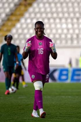 CASABLANCA, MOROCCO - JULY 22: Chiamaka Nnadozie of Nigeria during the 2025 Women s Africa Cup of Nations (WAFCON) Semi Finals match between Nigeria and South Africa at Stade Larbi Zaouli on July 22, 2025 in Casablanca, Morocco. Photo by Mansa Ayoola Copyright: xx