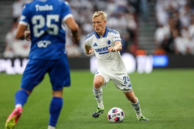 FC Copenhagen v FC Drita, UEFA Champions League qualification football, Copenhagen, Denmark Copenhagen, Denmark. 22nd, July 2025. Birger Meling (24) of FC Copenhagen seen during the UEFA Champions League qualification match between FC Copenhagen and FC Drita at Parken in Copenhagen. Denmark, Copenhagen  Copyright: xGonzalesxPhoto RunexMathiesenx