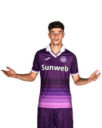 RSC Anderlecht Media Activities 22 07 2025 NEERPEDE, BELGIUM - JULY 22 : Degreef Tristan midfielder of RSC Anderlecht pictured during a photoshoot during the RSC Anderlecht mediaday ahead of the Jupiler Pro League 2025-2026 season on July 22, 2025 in Neerpede, Belgium, 22 07 2025  Copyright: xTomasxSiskx