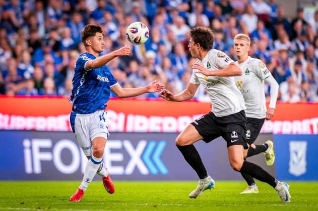 2025.07.22 Poznan pilka nozna - runda kwalifikacjyjna Liga Mistrzow N z Leo Bengtsson Foto Gleb Soboliev PressFocus 2025.07.22 Poznan football - qualification round UEFA Champions League Lech Poznan - Breidablik Kopavogur Leo Bengtsson Credit: Gleb Soboliev PressFocus NEWSPIX.PL --- newspix.pl 