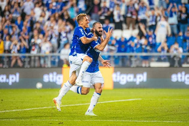 POZNAN, 22.07.2025 PILKA NOZNA MECZ ELIMINACJI DO LIGI MISTRZOW LECH POZNAN BREIDABLIK N Z JOEL PEREIRA MIKAEL ISHAK FOT. ARKADIUSZ WISNIEWSKI ARENA AKCJI POZNAN, 22.07.2025 FOOTBALL CHAMPIONS LEAGUE QUALIFICATIONS MATCH LECH POZNAN VS BREIDABLIK NEWSPIX.PL --- newspix.pl 