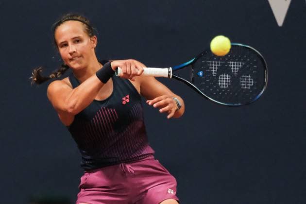 TENNIS - Internazionali di Tennis - 36° Palermo Ladies Open Hanne Vandewinkel in action against Dalila Spiter during the 36th Palermo Ladies Open at Country Time Club during 36Â° Palermo Ladies Open, International Tennis match in Palermo, Italy, July 22 2025 Palermo Italy  Copyright: xIPAxSport ABACAx