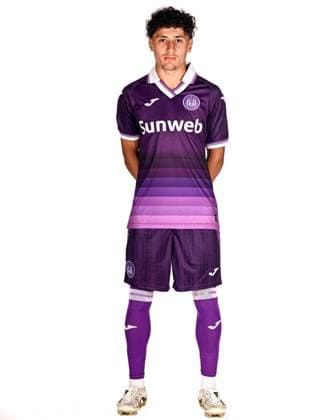 RSC Anderlecht Media Activities 22 07 2025 NEERPEDE, BELGIUM - JULY 22 : Tajaouart Anas midfielder of RSC Anderlecht pictured during a photoshoot during the RSC Anderlecht mediaday ahead of the Jupiler Pro League 2025-2026 season on July 22, 2025 in Neerpede, Belgium, 22 07 2025  Copyright: xTomasxSiskx