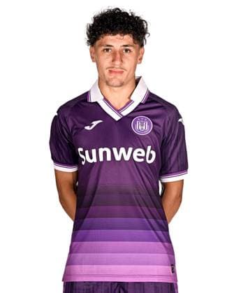 RSC Anderlecht Media Activities 22 07 2025 NEERPEDE, BELGIUM - JULY 22 : Tajaouart Anas midfielder of RSC Anderlecht pictured during a photoshoot during the RSC Anderlecht mediaday ahead of the Jupiler Pro League 2025-2026 season on July 22, 2025 in Neerpede, Belgium, 22 07 2025  Copyright: xTomasxSiskx