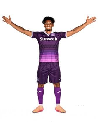 RSC Anderlecht Media Activities 22 07 2025 NEERPEDE, BELGIUM - JULY 22 : Saliba Nathan midfielder of RSC Anderlecht pictured during a photoshoot during the RSC Anderlecht mediaday ahead of the Jupiler Pro League 2025-2026 season on July 22, 2025 in Neerpede, Belgium, 22 07 2025  Copyright: xTomasxSiskx
