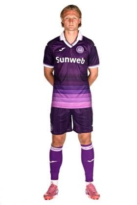RSC Anderlecht Media Activities 22 07 2025 NEERPEDE, BELGIUM - JULY 22 : Dolberg Kasper forward of RSC Anderlecht pictured during a photoshoot during the RSC Anderlecht mediaday ahead of the Jupiler Pro League 2025-2026 season on July 22, 2025 in Neerpede, Belgium, 22 07 2025  Copyright: xTomasxSiskx