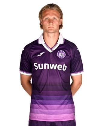 RSC Anderlecht Media Activities 22 07 2025 NEERPEDE, BELGIUM - JULY 22 : Dolberg Kasper forward of RSC Anderlecht pictured during a photoshoot during the RSC Anderlecht mediaday ahead of the Jupiler Pro League 2025-2026 season on July 22, 2025 in Neerpede, Belgium, 22 07 2025  Copyright: xTomasxSiskx