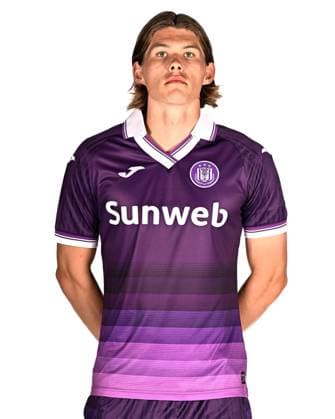 RSC Anderlecht Media Activities 22 07 2025 NEERPEDE, BELGIUM - JULY 22 : Hey Lucas Boel defender of RSC Anderlecht pictured during a photoshoot during the RSC Anderlecht mediaday ahead of the Jupiler Pro League 2025-2026 season on July 22, 2025 in Neerpede, Belgium, 22 07 2025  Copyright: xTomasxSiskx