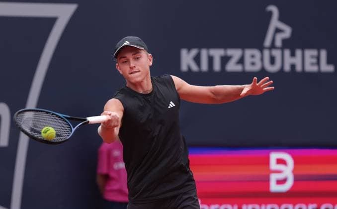 Justin Engel (GER), Herren Einzel, Gentlemen s Singles Tennis - Generali Open Kitzbuehel 2025 - ATP, Tennis Herren 250 - Kitzbuehler Tennis Club - Kitzbuehel - Tirol - Oesterreich - 22 July 2025. Copyright: xJuergenxHasenkopfx
