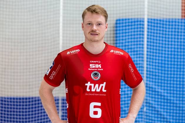 Tim Schaller (Eulen Ludwigshafen, 2. HBL, Saison 2025 2026) Copyright: xUdoxHerrmannx
