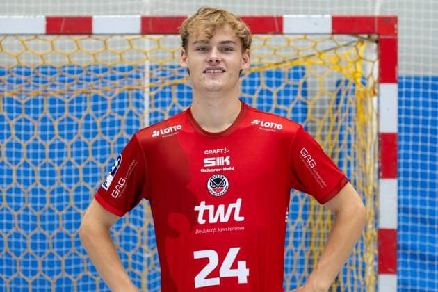 Theo Straub (Eulen Ludwigshafen, 2. HBL, Saison 2025 2026) Copyright: xUdoxHerrmannx