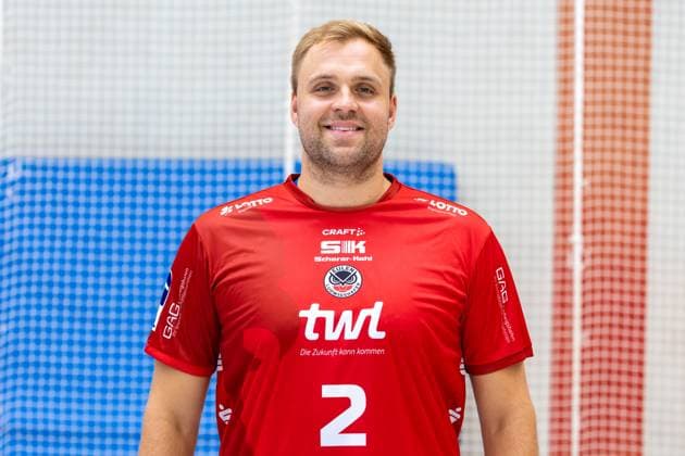Frederic Stüber (Eulen Ludwigshafen, 2. HBL, Saison 2025 2026) Copyright: xUdoxHerrmannx