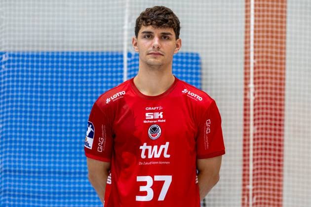 Leun Finn (Eulen Ludwigshafen, 2. HBL, Saison 2025 2026) Copyright: xUdoxHerrmannx