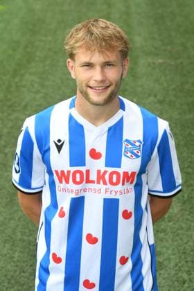 2025-07-22 SC Heerenveen - Photocall HEERENVEEN, NETHERLANDS - JULY 22: Robin Bouw during a Photocall of SC Heerenveen at Abe Lenstra Stadion on July 22, 2025 in Heerenveen, Netherlands. Heerenveen Abe Lenstra Stadion Netherlands Content not available for redistribution in The Netherlands directly or indirectly through any third parties. Copyright: xMartinxdexJongx