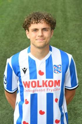 2025-07-22 SC Heerenveen - Photocall HEERENVEEN, NETHERLANDS - JULY 22: Viktors Aleksandrovs during a Photocall of SC Heerenveen at Abe Lenstra Stadion on July 22, 2025 in Heerenveen, Netherlands. Heerenveen Abe Lenstra Stadion Netherlands Content not available for redistribution in The Netherlands directly or indirectly through any third parties. Copyright: xMartinxdexJongx