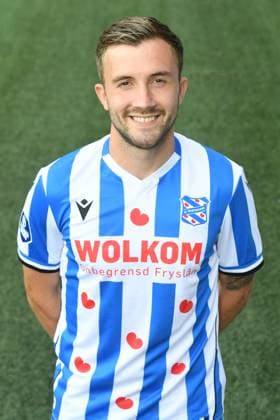2025-07-22 SC Heerenveen - Photocall HEERENVEEN, NETHERLANDS - JULY 22: Dylan Vente during a Photocall of SC Heerenveen at Abe Lenstra Stadion on July 22, 2025 in Heerenveen, Netherlands. Heerenveen Abe Lenstra Stadion Netherlands Content not available for redistribution in The Netherlands directly or indirectly through any third parties. Copyright: xMartinxdexJongx