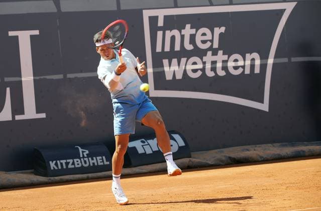TENNIS - ATP, Tennis Herren Generali Open 2025 KITZBUEHEL,AUSTRIA,23.JUL.25 - TENNIS - ATP World Tour, Generali Open. Image shows Sebastian Baez (ARG).  GEPAxpictures xMatthiasxHauer