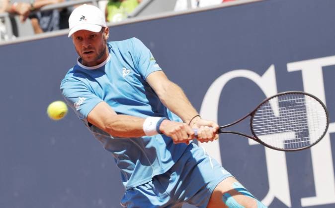 TENNIS - ATP, Tennis Herren Generali Open 2025 KITZBUEHEL,AUSTRIA,23.JUL.25 - TENNIS - ATP World Tour, Generali Open. Image shows Yannick Hanfmann (GER).  GEPAxpictures xMatthiasxHauer
