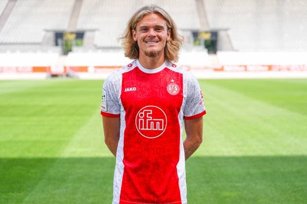 Tom Moustier; Rot-Weiss Essen; 3.Liga, Porträttermin 2025 2026, 22.07.2025 Nordrhein-Westfahlen Deutschland