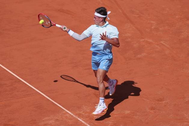 Sebastian Baez (ARG), Herren Einzel, Gentlemen s Singles Tennis - Generali Open Kitzbuehel 2025 - ATP, Tennis Herren 250 - Kitzbuehler Tennis Club - Kitzbuehel - Tirol - Oesterreich - 23 July 2025. Copyright: xJuergenxHasenkopfx