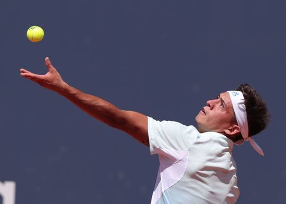 Sebastian Baez (ARG), Herren Einzel, Gentlemen s Singles Tennis - Generali Open Kitzbuehel 2025 - ATP, Tennis Herren 250 - Kitzbuehler Tennis Club - Kitzbuehel - Tirol - Oesterreich - 23 July 2025. Copyright: xJuergenxHasenkopfx