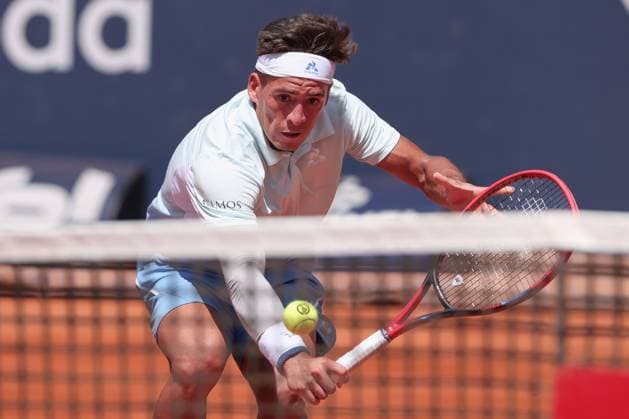 Sebastian Baez (ARG), Herren Einzel, Gentlemen s Singles Tennis - Generali Open Kitzbuehel 2025 - ATP, Tennis Herren 250 - Kitzbuehler Tennis Club - Kitzbuehel - Tirol - Oesterreich - 23 July 2025. Copyright: xJuergenxHasenkopfx