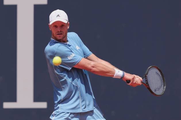 Yannick Hanfmann (GER), Herren Einzel, Gentlemen s Singles Tennis - Generali Open Kitzbuehel 2025 - ATP, Tennis Herren 250 - Kitzbuehler Tennis Club - Kitzbuehel - Tirol - Oesterreich - 23 July 2025. Copyright: xJuergenxHasenkopfx