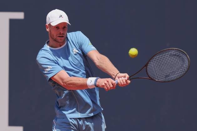 Yannick Hanfmann (GER), Herren Einzel, Gentlemen s Singles Tennis - Generali Open Kitzbuehel 2025 - ATP, Tennis Herren 250 - Kitzbuehler Tennis Club - Kitzbuehel - Tirol - Oesterreich - 23 July 2025. Copyright: xJuergenxHasenkopfx
